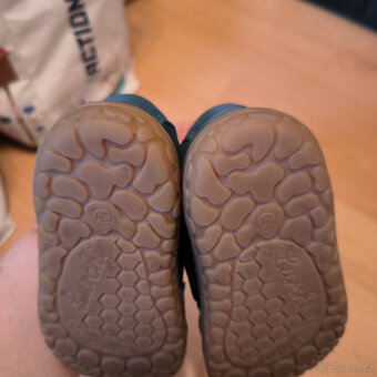 Celoroční kožené barefoot boty Lurchi modre vel. 21 - 6