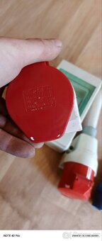 Elektro prodlužovací kabel 30m 380v,rozvaděč, jističe - 6