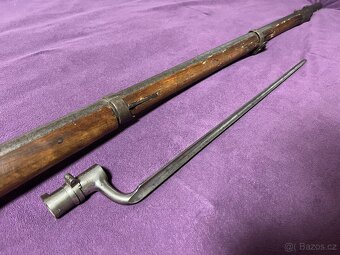 Vojenská Křesadlová Puška S Bajonetem - 18 mm - 6