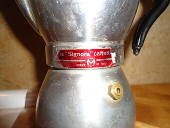Moka konvice / konvička retro Signora, Itálie - 6