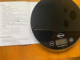 Kuchyňská váha elektronická digitální nová. Vynulování - 6