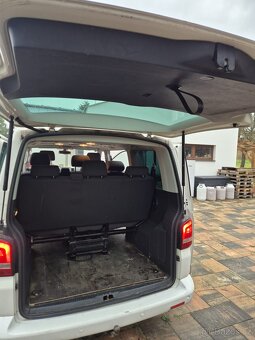 VW Caravelle T5, automat, 4×4, 8 míst , 2× šoupačky, tažné - 6