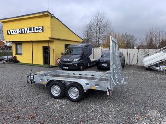 Přívěsný vozík 300x150cm, 2700kg, rampa - 6