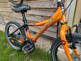 Dětské kolo 16” zn. Rock Machine + vlečná tyč - 6