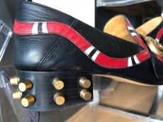 Celokožené mokasíny Gucci - 6