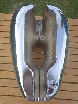 Jawa 250/350 nádrž s ampérmetrem nový chrom - 6