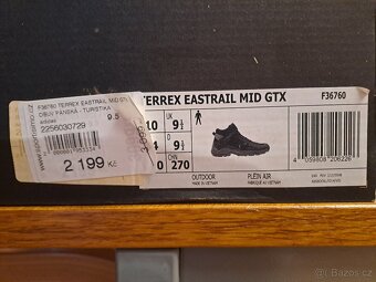 Boty Adidas Terrex Eastrail Mid GTX vel. 8 1/2 nenošené - 6