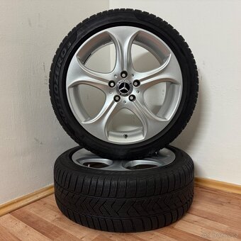 MERCEDES C W205 5x112 R18 ET44+ZIMNÍ 225/45R18 6mm - 6