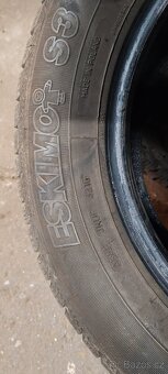 2 zimní pneumatiky SAVA 195/65R15 91T 7,00mm - 6