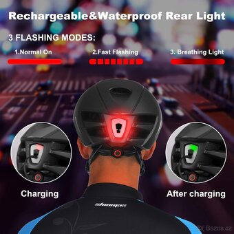 cyklo helma, přilba Schinmax HT-29 black vel. M/L 56-62 - 6