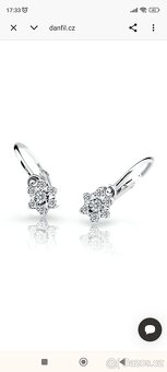 Dětské náušnice Danfil kytičky C2152 - 6