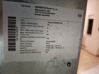 automatický kotel Benekov cosmotherm U35 - 6