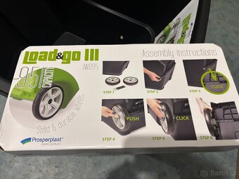 Prodám Vozík zahradní LOAD&GO III 95l černý - 6