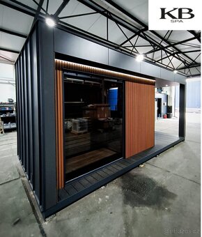 Zahradní sauna / kontejnerová sauna / venkovní sauna 6,0x2,5 - 6