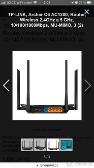 Tp- link AC 1290 Wi-Fi Router 2,4 GHz - 6