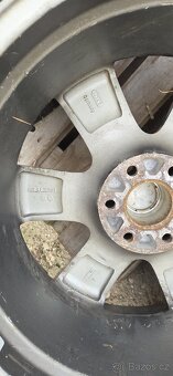 Alu kola r18, 6x139,7 Dotz, Ranger, zimní pneu 255/55 - 6