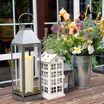 LED svíčky, blikající knot, pravý vosk - 6