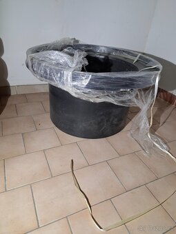 Nové kanalizační dno, vlnovec, adaptér na poklop a kolena - 6