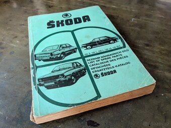 Kniha Seznam náhradních dílů Škoda 105S - 120 GLS - 6
