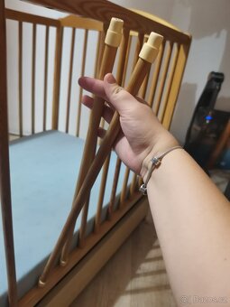 Dřevěná dětská postýlka Drewex Kuba II - 6