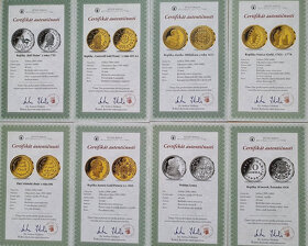 Krásná kompletní kolekce Legendární mince světa 999/1000 Ag - 6