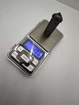 Starý Stříbrný obal na rtěnku. 26g - 6