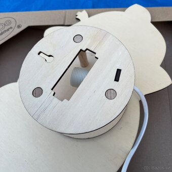 Nástěnná lampička krtek v peřince - 6