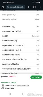 Benzinová motorová pila Oleo-Mac GS 451 - 6