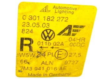 Pravý xenon světlo 7M3941015AE VW Sharan 7M r.v. 2003 - 6
