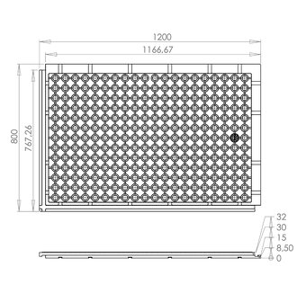 Podlahové desky PVC 120x80 - 6
