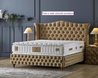 Prodám novou postel 180x200 vč matrace a 2 nočních stolků - 6