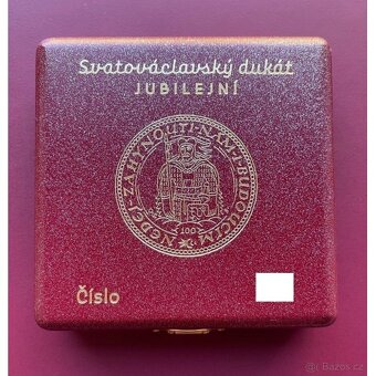 ZLATÝ ČÍSLOVANÝ JUBILEJNÍ SVATOVÁCLAVSKÝ DUKÁT 2018 - 500 ks - 6