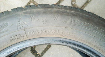 Pneu Dunlop Winter Response 185/60/15 2 ks - 6