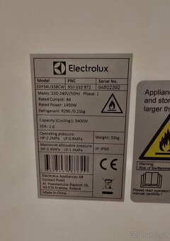 PŘENOSNÁ KLIMATIZACE ELECTROLUX - 6