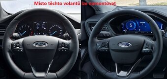 Nově obšitý volant Ford vyhřívaný - 6