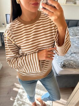 MICHAEL KORS PRUHOVANÝ SVETR - 6