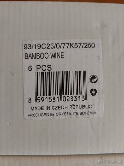 Nové sklenice na víno BAMBOO WINE - 6