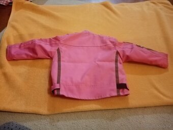 Dětská Motorkařská bunda růžová - 6