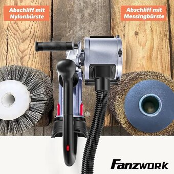 FANZWORK V2 1500 W Satinační válcová kartáčová bruska - 6