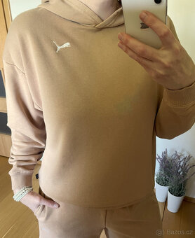 Mikinový set mikina s kapucí a kraťasy Puma vel. M - 6