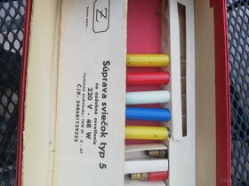 Staré elektrické svicky na stromeček 1970 - 6