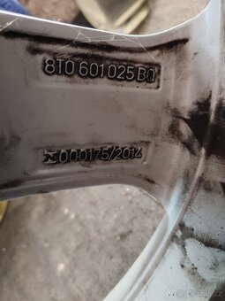 ALU disky 5x112 R17 originál Audi - 6