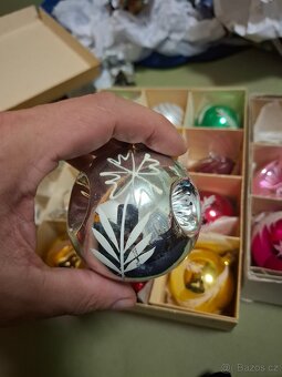 Staré retro originál vánoční ozdoby - 6