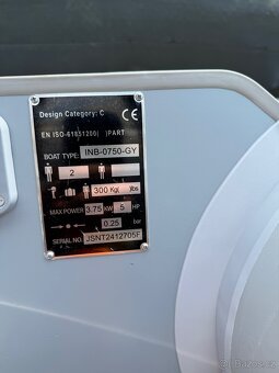 Nový Nafukovací rybářský člun 230cm pro 2 osoby - 6