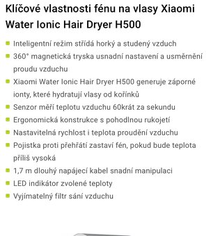 Fén Xiaomi Water Ionic Hair Dryer H500 - 6