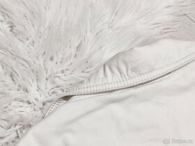 dámský přechodový kabát trenčkot smetanový vel S - 6