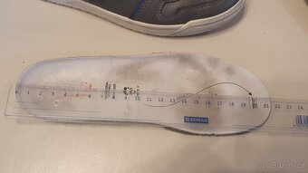 Dětské boty Superfit sneakers kožené šedé vel.33 - 6