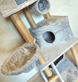 187 cm vysoké škrabadlo pro kočky - nové - 6