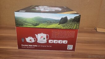 Porcelánová čajová sada s elektrickou konvicí SENCOR - 6