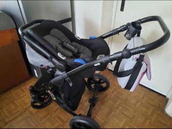 Kočárek 3v1 + isofix základna + skejt - 6